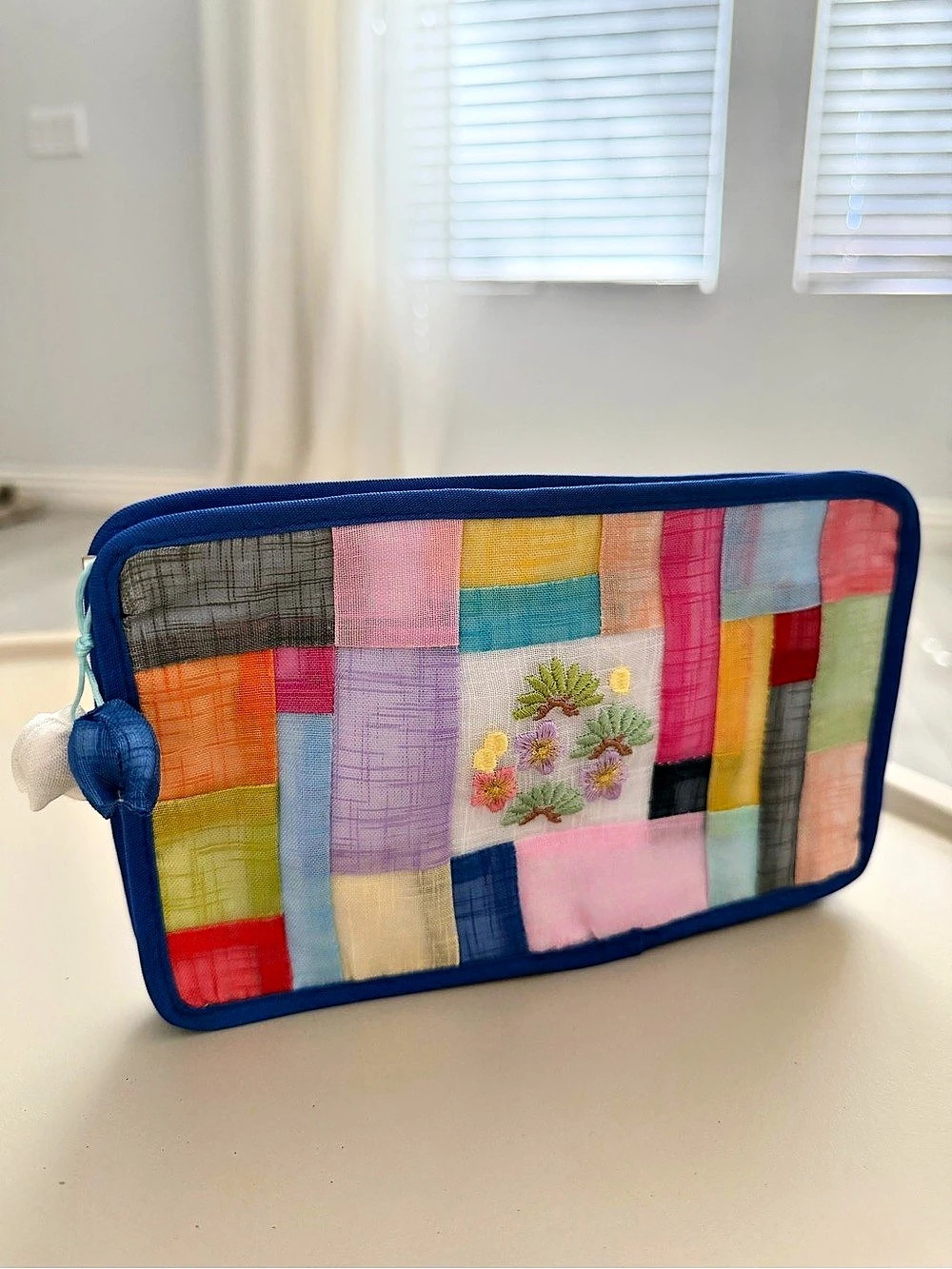 Korean Traditional Patchwork Coin Purse /
Cosmetic Pouch - New